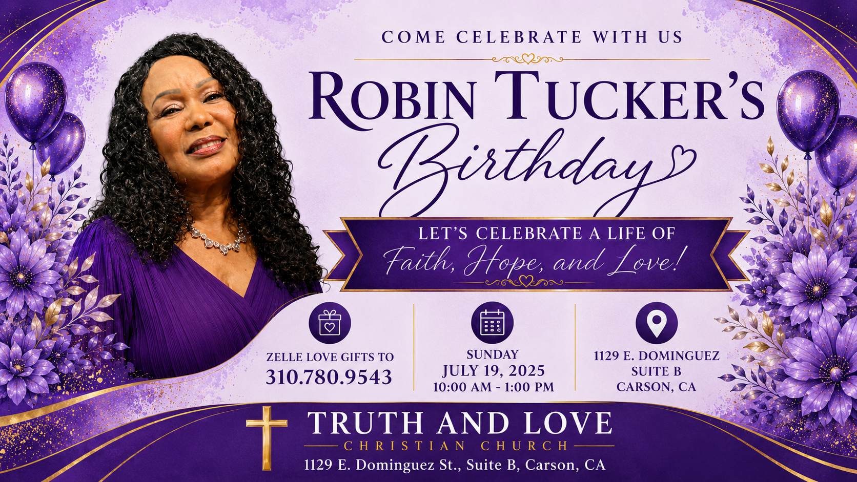 LET'S CELEBRATE ROBIN TUCKER